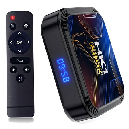 Android TV Box 13.0 HK1 K8S Android Box 4GB RAM 64GB ROM RK3528 with 3D 6K Dual-WiFi 5G Hz/2.4GHz BT 5.0 USB 3.0 Ultra HD