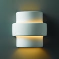 thumbnail image 2 of Justice Design Group Cer-2205 1 Light 8.75" Small Step Interior Wall Sconce Rated For Damp, 2 of 7