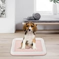 thumbnail image 3 of l para perros, l de entrenamiento para interiores y exteriores, 18,5x13,8 pulgadas, almohadilla para r para cachorros Rosa jinwen Bandeja para ir al baño, 3 of 8