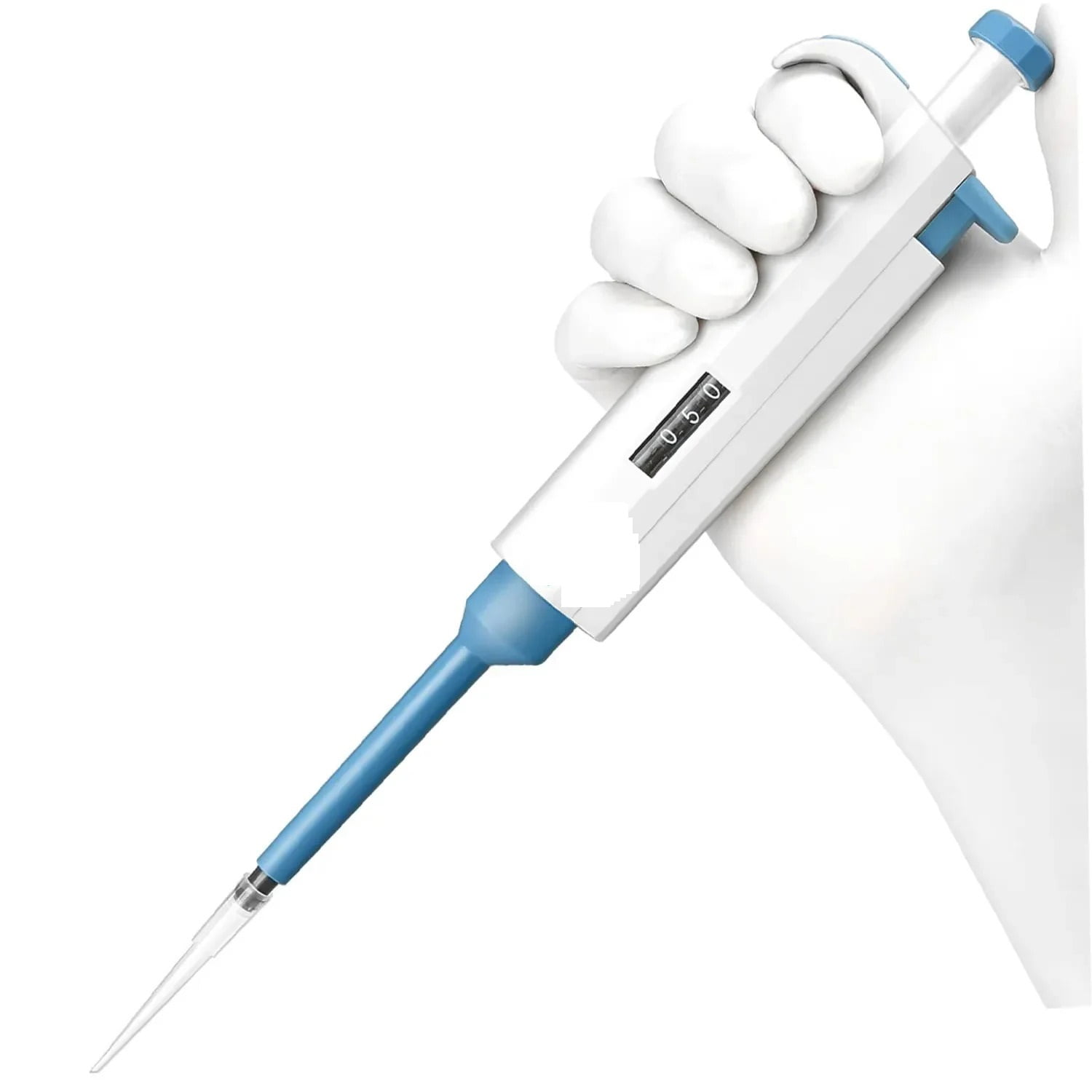 Laboratory Pipette Adjustable Single Channel Digital Micropipette With Pipette Tips , High-Accurate