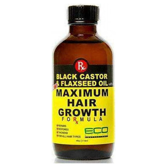 Eco Style Black Castor & Flaxseed Oil Maximum Hair Growth Oil 2oz