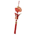 thumbnail image 4 of Adornos de Año Nuevo chino, colgante decorativo rojo tradicional, decoración de caballo estilo F, 4 of 8