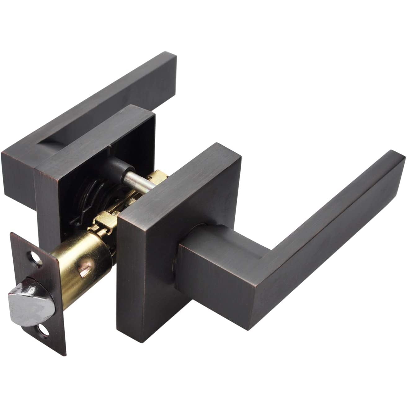 Salmon Keyless Heavy Duty Door Levers Passage Door Lever Set for Hall