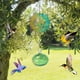 thumbnail image 5 of pstuiky Campana de viento colgante para exteriores con forma de colibrí pintado, 5 of 6