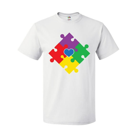 Inktastic Autism Awareness Month Puzzle T-Shirt