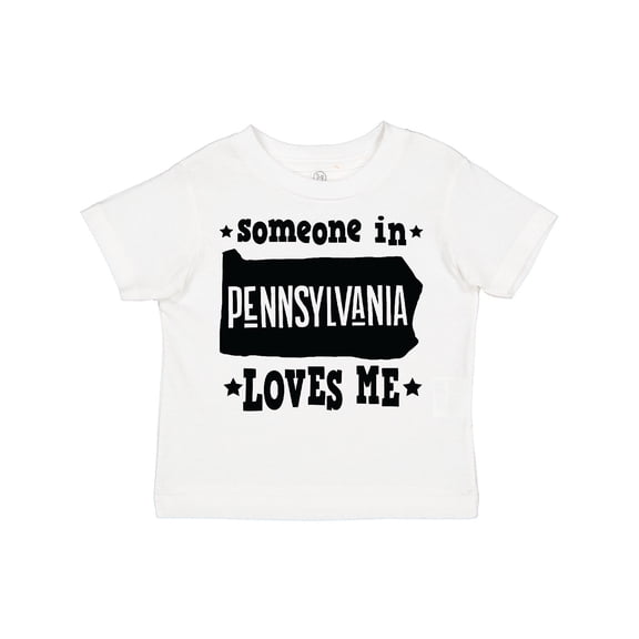 Inktastic Someone in Pennsylvania Loves Me Boys or Girls Toddler T-Shirt