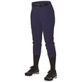 thumbnail image 3 of Alleson Athletic Girls' X-Large (29-31" W) Athletic Fast Pitch Softball Belt Loop Pants, Navy, 3 of 4
