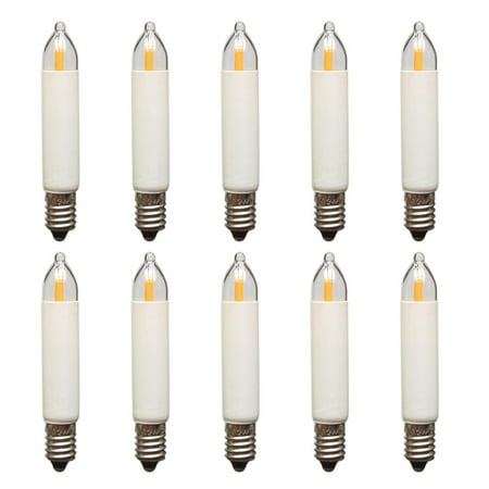 

10X E10 Led Small Socket Plug 8-55V 0.1-0.2W Length 65mm Replacement Lamp