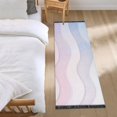 thumbnail image 3 of Yayeee Runner Rug for Bedroom 2'x6' Machine Washable Hallway Non Slip Mat, Light Blue Gradient, 3 of 8