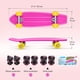 thumbnail image 2 of MOVTOTOP - Kit de monopatín para niños completo, monopatín de descenso, longboard con equipo de protección para niños, niñas, niños, principiantes, rosa, 2 of 7