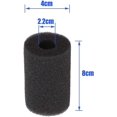 thumbnail image 2 of 4pcs Aquarium Filter Sponge Roll, Aquarium Pre-Filter Sponge Roll, to Extend the Life of Your Filter Media and Protect Against Accidental Absorption of Fish, Shrimp, 2 of 5