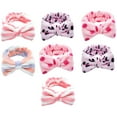 thumbnail image 3 of Niceauty 7Pcs Adjustable Face Washing Hair Band Soft Material Bow Hair Hoops for Exercising Use, 3 of 7