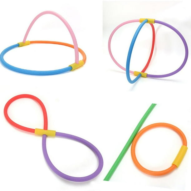 2 Pcs Pool Noodles With 2 Connectors 59 Inch Hollow Foam Pool Swim