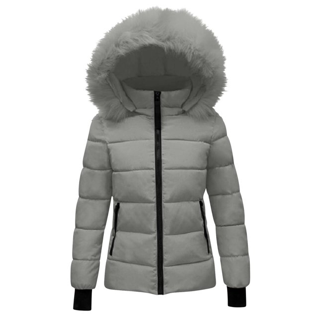 Chaquetas y abrigos casuales de manga larga con capucha Chaqueta de invierno para mujer con capucha en la cintura y para superar las capas exteriores de manga larga Abrigo de mujer