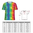 thumbnail image 2 of Animal Print Patterns Women's Short Sleeve T-Shirt Crew Neck Casual Summer Trendy Loose Fit Tops, 2 of 6