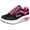Black, variant on Kukoosong Running Shoes for Women Mesh Breathable Increased Thick-Soled Travel Running Sports Shoes Women Lightweight Shock Absorb Walking Hiking Shoes Sneakers Blue 4.5