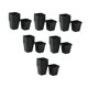 thumbnail image 2 of 60x Potes de vivería de plantas Cabotes de césped recipientes de plantas de plantas macetas de plántulas cuadradas 6.8cmx6.8cmx4.8cm, 2 of 8