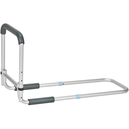 OasisSpace Bed Rail - Bedside Fall Prevention Grab Bar Mobility Aid for Elderly