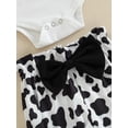 thumbnail image 6 of Canis Newborn Baby Girls Cotton Tops Romper Floral Pants 3Pcs Outfits Set Clothes, 6 of 8