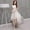 White, variant on zanvin Women's Summer Organza Floral Print Wedding Party Ball Prom Gown Cocktail Formal Swing Dress