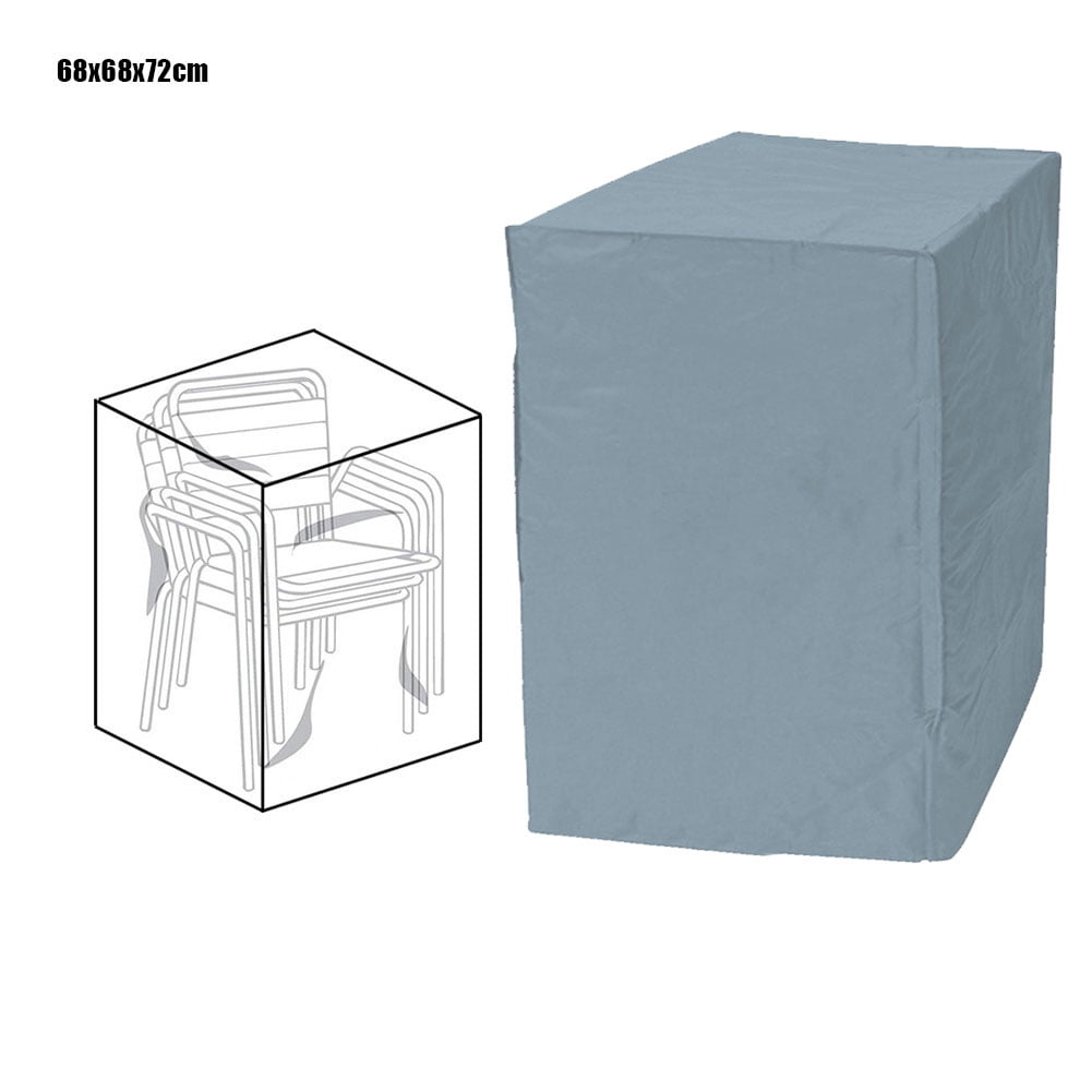 Patio Chair Covers Stackable 210D Waterproof Dustproof Furniture Christmas TreeDust Cover