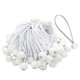 thumbnail image 1 of 50 Pcs Bungee Cord With Balls Elastic Ties Bungee Toggles Ties(white), 1 of 4