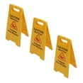 thumbnail image 4 of 12Pcs Wet Floor Sign Foldable A Frame Caution Floor Sign Plastic 2 Sided for Indoor Outdoor, 4 of 5