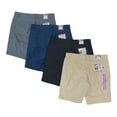 thumbnail image 2 of ZeroXposur Men's 4-Way Stretch Lightweight Travel Shorts w/ Utility Zip Pocket (Navy, 36), 2 of 2