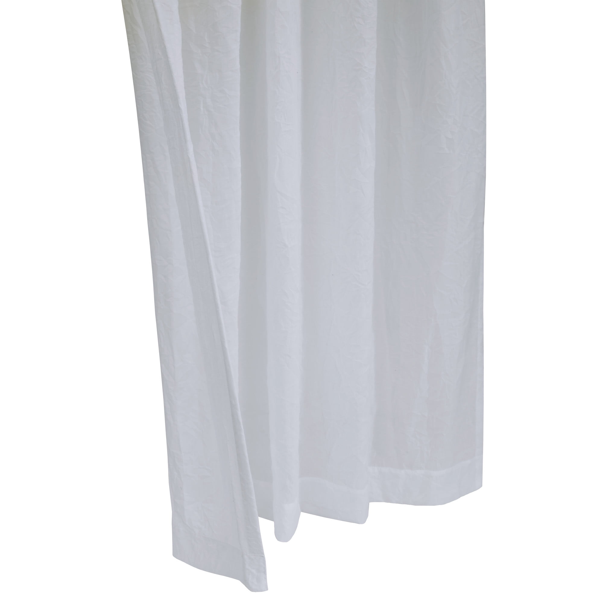 Loft Living Callie Sheer Tab Top Indoor Curtain 52 x 95 in White