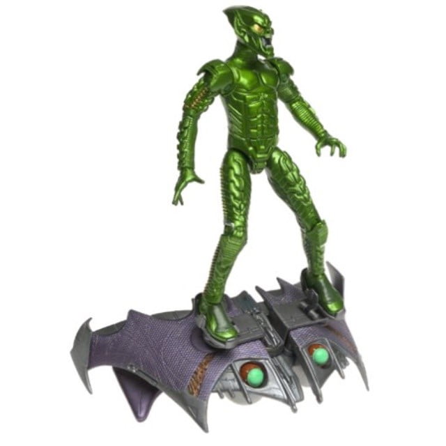 SpiderMan Movie Action Figure Green Goblin Pumpkin Bomb Goblin Glider