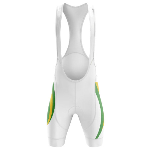 Brazil Flag Bib Shorts - XS