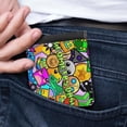 thumbnail image 5 of Geometry Dash Leather Wallet Slim Card Wallet Bifold RFID Blocking Card Holder Purse, 5 of 7