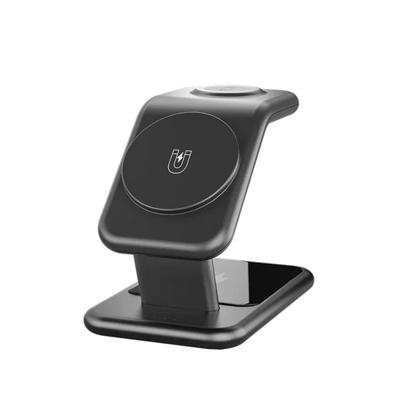 3 In 1 Magnetic Wireless Charger Stand For IPhone 16 15 14 13 12 Pro Max/iWatch/AirPods, Fast Charging Station