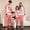 A, variant on Matching Family Pajamas Sets/2PCS Pajama Christmas PJ's Holiday Nightwear with Long Pants/Button Jumpsuit Sleepwear