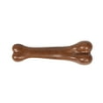 thumbnail image 2 of Flmtop Wear Resistant Artificial Bone Dog Teeth Cleaning Chewing Interaction Pet Toy Brown, 2 of 9