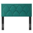 thumbnail image 6 of Headboard, Nailhead, King California Size, Teal Blue, Velvet, Modern Contemporary, Bedroom Master Guest Suite Room, 6 of 10