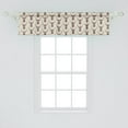 thumbnail image 2 of Ambesonne Deer Valance Pack of 2, Ornate Pattern, 54"X12", Multicolor, 2 of 4