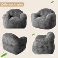 thumbnail image 4 of Qinaqin 51-Inch Bean Bag Chair-Oversized cm de Anchoith Filler Included-For Living Room- Profundidadorm- Profundidadark Gris, 4 of 6