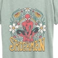 thumbnail image 2 of Marvel - Spider-Man Florals - Women's Short Sleeve Graphic T-Shirt, 2 of 4