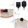 thumbnail image 2 of MasteelfCA 1Pc Thick Movable Vase Rack Plastic Plot Shelf Round Bottom Flowerpot Rack, 2 of 9