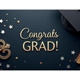 thumbnail image 5 of LUUFILx Graduation Party Backdrop Congrats Grad Graduation Decor Celebration Supply Photo Booth Banner School Event Decoration Key Design Cap Background, 5 of 9