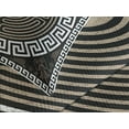 thumbnail image 4 of Ambesonne Antique Boho Quilted Bedspread Set 3 Pcs, Wavy Lines Flowers, Queen Size, Dark Brown Coconut Tan, 4 of 5