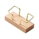 thumbnail image 1 of Tarjetero de madera para tarjetas de visita, soporte de escritorio para tarjetas de visita, capacidad para 70 tarjetas, duradero. Estilo A, 1 of 9