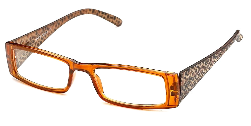 Tortoise frame classic nerd Rectangle sun glasses clear lens geek P9626 