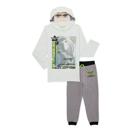 Buzz Lightyear Boy Cosplay Hoodie and Joggers Outfit Set, 2-Piece, Sizes 4-10