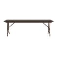 thumbnail image 4 of Correll CFA2460PX Adjustable Height .75 in. High Pressure Top Folding Table, WALNUT, 4 of 8