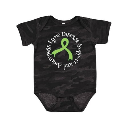 

Inktastic Lyme Disease Ribbon Awareness Walk Gift Baby Boy or Baby Girl Bodysuit