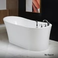thumbnail image 4 of WOODBRIDGE 59" Freestanding Bathtub Contemporary Soaking Tub BTA0083, 4 of 7