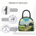 thumbnail image 4 of Easygdp Prairie Pasture Cow Large Insulated Lunch Bag，Aluminum Lining, Spacious Design, Leakproof, Ideal for Work, Picnics, Travel, and Outdoor Activities-One Size, 4 of 6