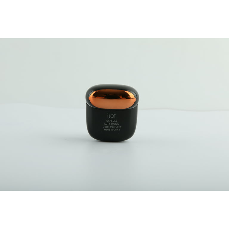 iJOY Capsule - TWS Earbuds - Black with Rosegold Top 